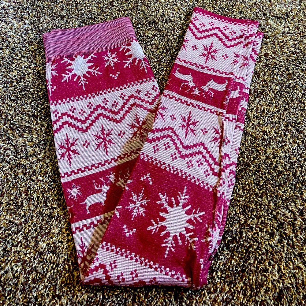Girls Chocolate Christmas Leggings